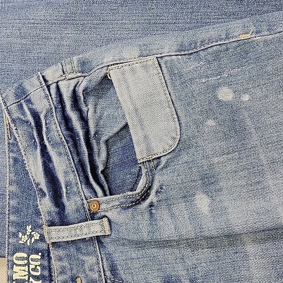 Mossimo Denim Jeans Low Rise Super Flare Size 7 - Picture 8 of 17